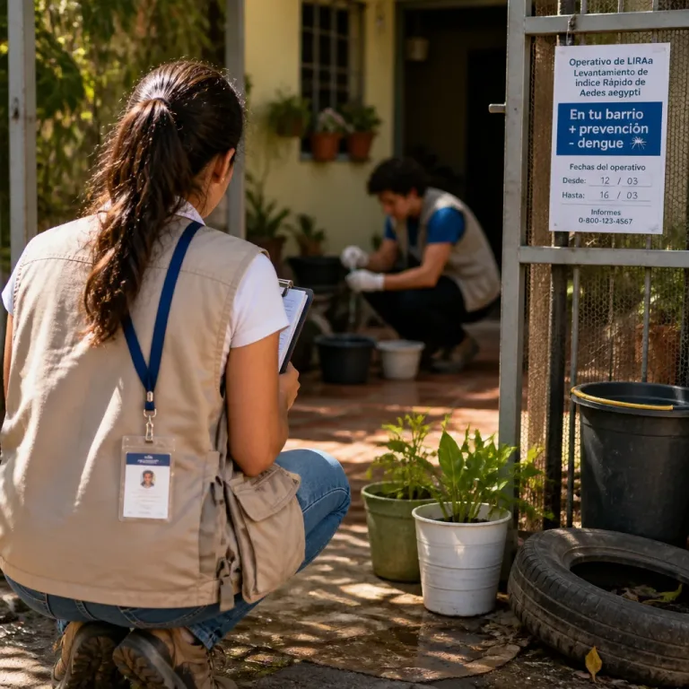 Oberá inicia operativo LIRAa para detectar criaderos de Aedes aegypti y mapear riesgo de dengue