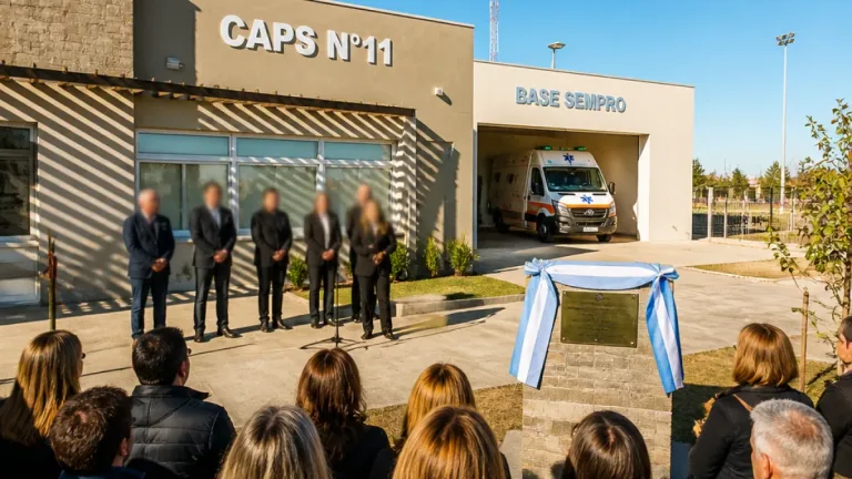 San Luis estrenó un nuevo CAPS en el barrio AMEP y la primera base propia del SEMPRO