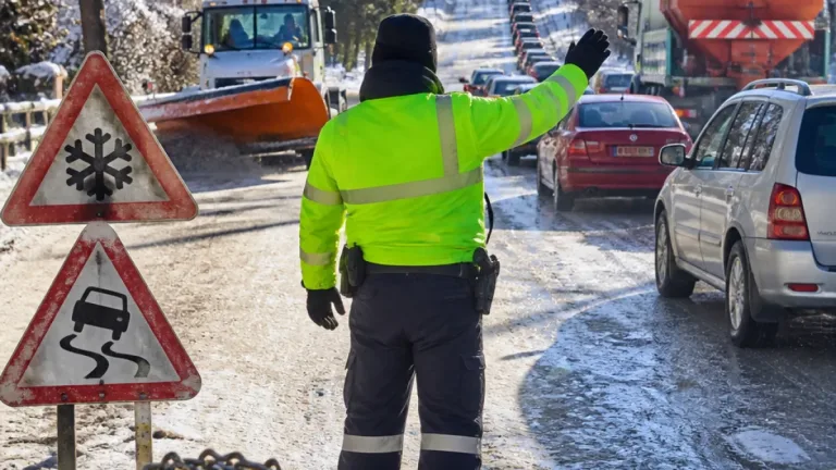 San Martín de los Andes: alerta por hielo en calles y operativo vial para primeras horas de la mañana