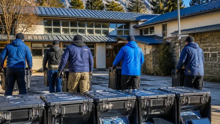 San Martín de los Andes: comienza la entrega de equipos del Plan Pehuén para escuelas
