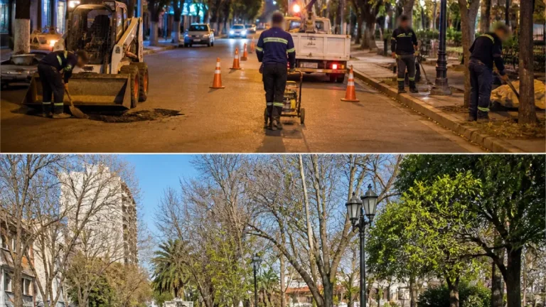 San Miguel de Tucumán intensifica obras en Obispo Piedrabuena: bacheo, poda y descacharreo para mejorar seguridad y tránsito