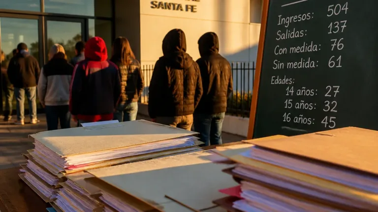 Santa Fe: el primer año del sistema penal juvenil registra 1.447 ingresos y el 40% son punibles