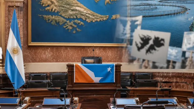 Senador fueguino impulsa en el Senado el rechazo a la salmonicultura en las Malvinas y cuestiona a ONG