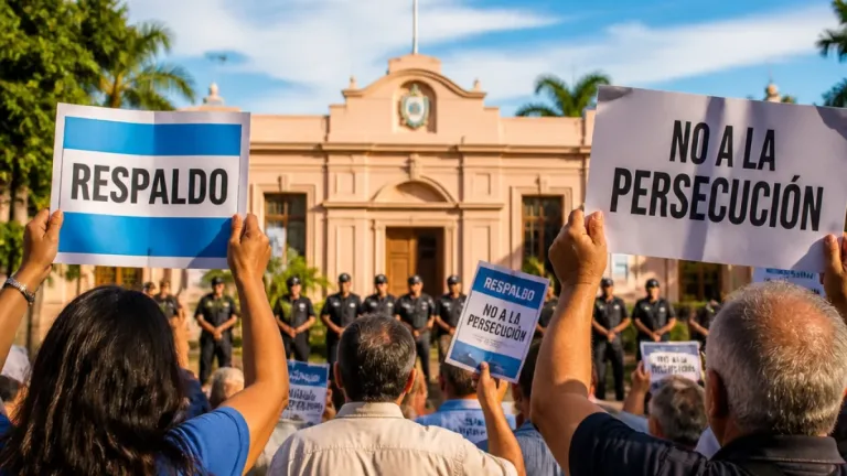 Senadores de La Libertad Avanza denuncian "persecución política" contra Francisco Paoltroni en Formosa