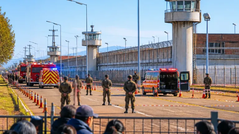 Simulacro de sismo e incendio en el Complejo Penitenciario de Chimbas: piden mantener la calma