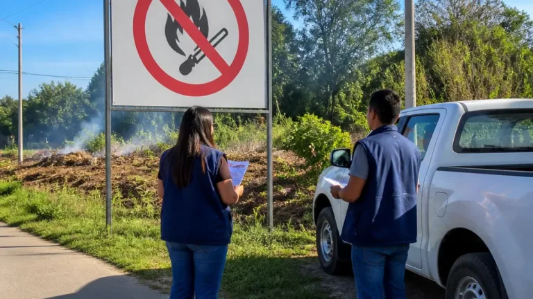 Tafí Viejo refuerza la prohibición de quemas por riesgo ambiental y de incendios