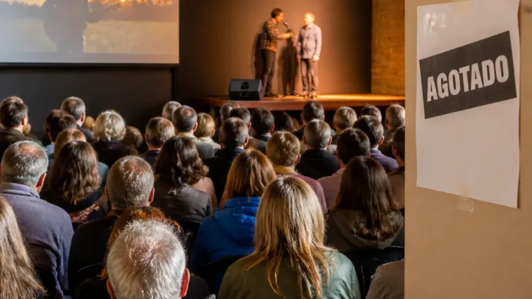Tandil: Divididos proyectó su documental en el Centro Cultural y agotó localidades