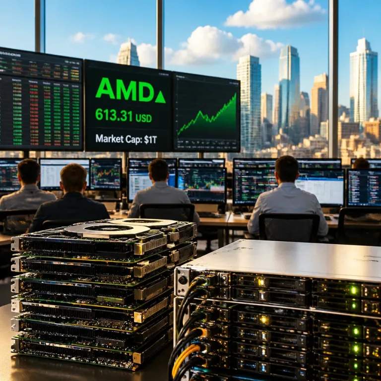 AMD llega al club del billón de dólares por la fuerte demanda de chips para IA