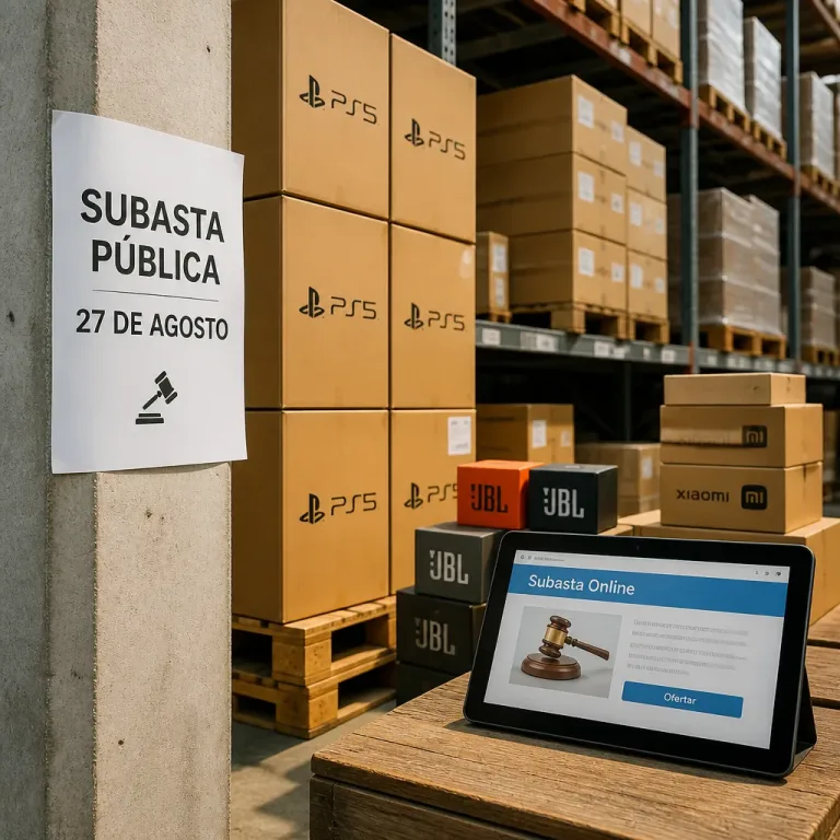 La Aduana de Córdoba subastará 16 PlayStation 5 y otros equipos tecnológicos el 27 de agosto