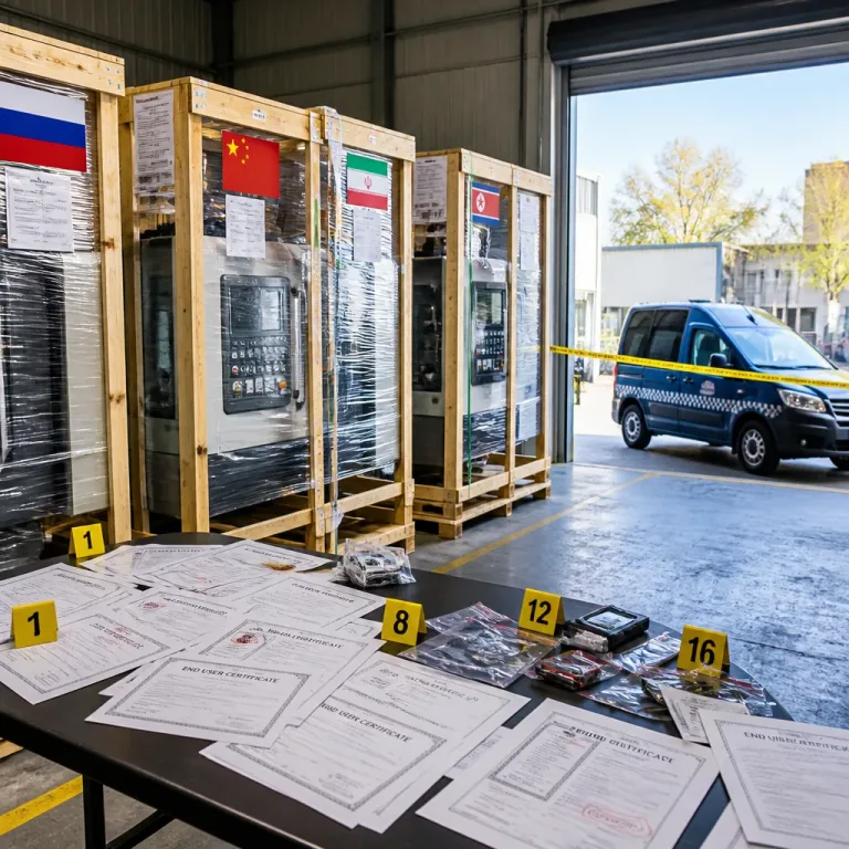 Austria desmanteló red que exportaba máquinas CNC europeas usadas en motores y misiles rusos