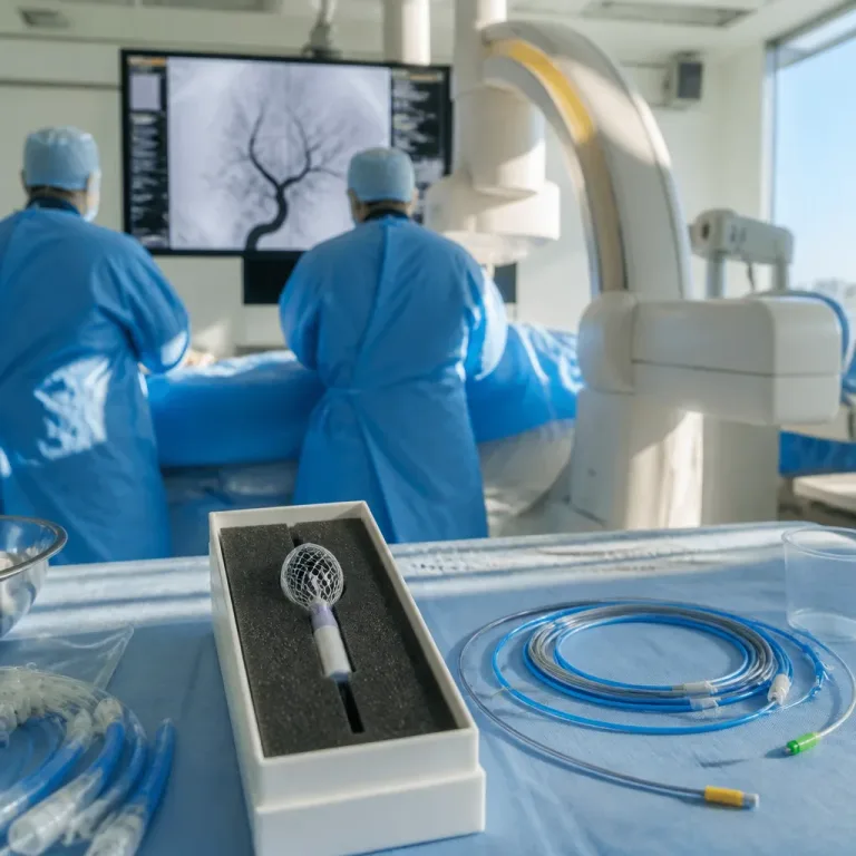 Hospital San Martín realizó primera colocación pública del dispositivo WEB para tratar aneurismas