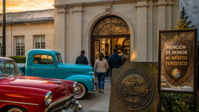 Termas de Río Hondo: el Museo del Automóvil recibió la Mención de Honor al Mérito Turístico del Senado