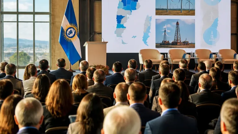 Torres pidió acuerdos federales para potenciar la energía de Chubut en foro internacional