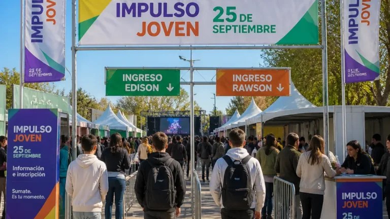 Trelew recibe el 25 de septiembre la jornada Impulso Joven en La Rural