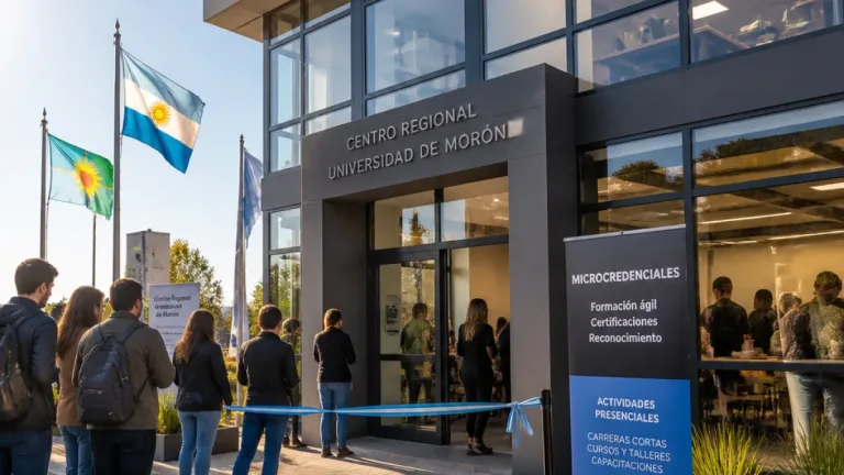 Universidad de Morón inauguró un Centro Regional en Cañuelas para ampliar actividades presenciales