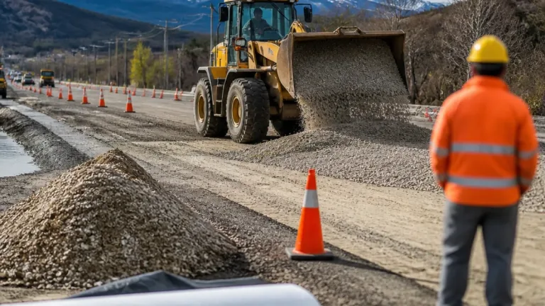 Ushuaia: la Municipalidad mejora la traza vial del barrio Dos Banderas para reforzar la transitabilidad