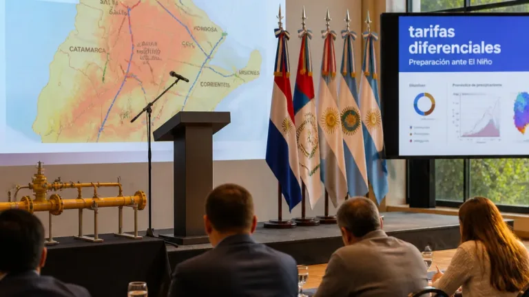 Valdés reclamó gasoducto y tarifas diferenciales en la cumbre del Norte Grande