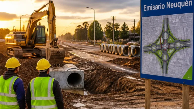 Venado Tuerto refuerza desagües y obras viales para prepararse ante El Niño