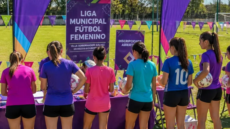 Villa Gobernador Gálvez lanzó la inscripción para la Liga Municipal de Fútbol Femenino