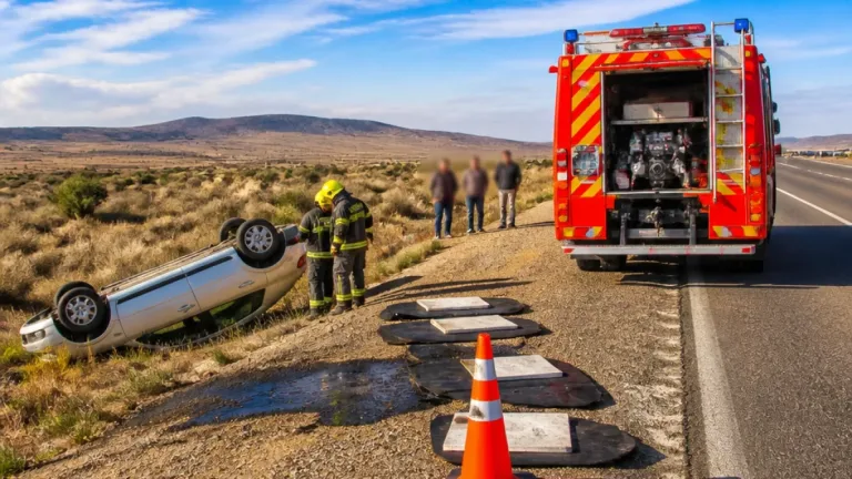 Vuelco en la Ruta 237: una familia pampeana resultó ilesa cerca de Piedra del Águila