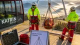 Bad Ischl: Bergrettung und Katrin-Seilbahn trainieren Rettung mit neuem „Immoos“-System