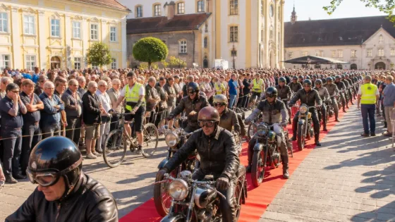 Fürstenfeld: Historische Motorräder und Motorensound bei der 8. Classic-Motorrad-Tour
