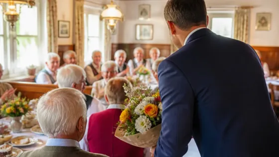Hohenberg im Bezirk Lilienfeld: Gemeinde ehrt Geburtstagsjubilare bei Kaffee und Kuchen