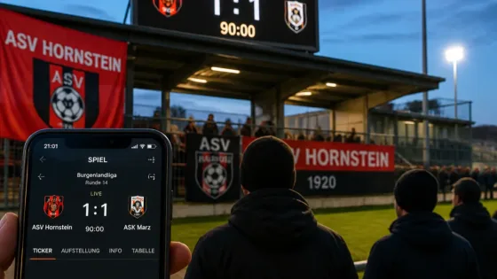 Hornstein erkämpft 1:1 im Heimspiel gegen Siegendorf – Unklarheit bei Spieldaten