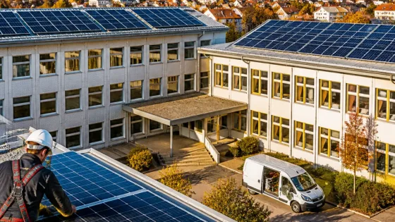 Mistelbach setzt auf Sonnenstrom: Bezirkshauptmannschaft und Berufsschule produzieren künftig selbst Energie