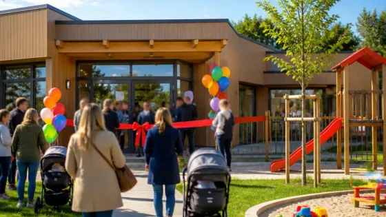 Neues Kinderbetreuungsangebot in Zipf bei Vöcklabruck: Kindergarten mit Krabbelstube eröffnet
