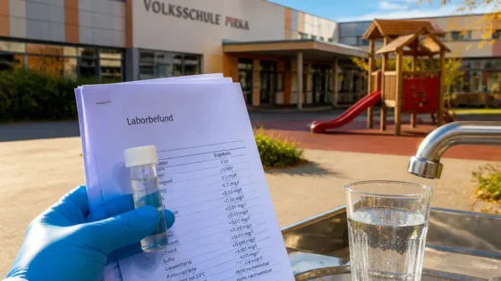 Seiersberg-Pirka: Trinkwasserprobe an Volksschule Pirka bestätigt sehr gute Wasserqualität