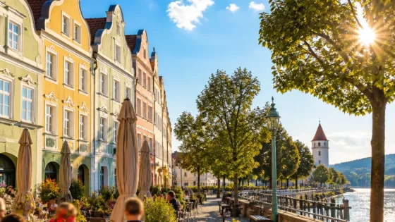 Sonnige Tage über Schärding: Auswirkungen auf Tourismus, Gastronomie und Landwirtschaft