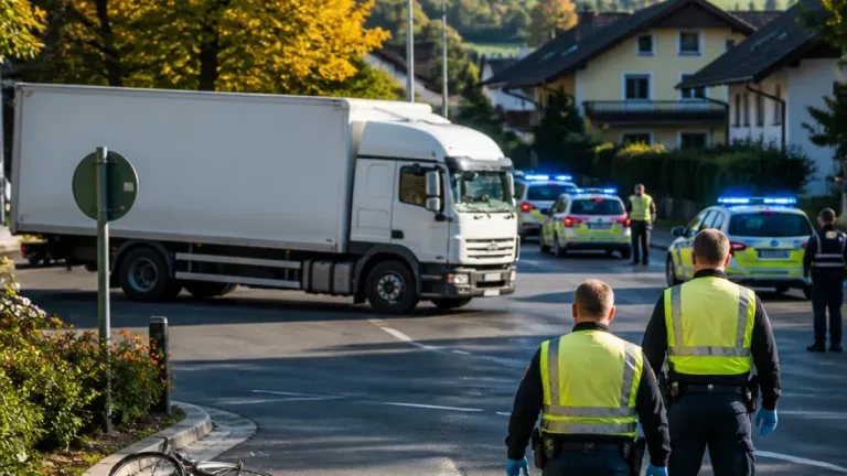 32‑jährige Radfahrerin in Thalgau bei Kollision mit Lkw getötet