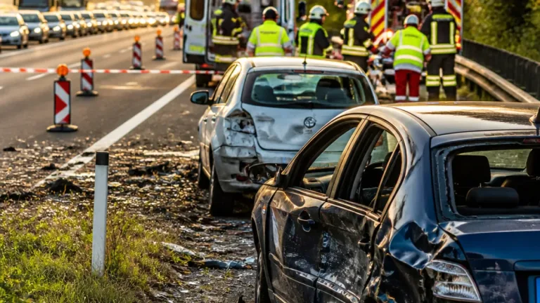 A22-Unfall bei Stockerau: Mehrere Verletzte, Führerschein vorläufig abgenommen