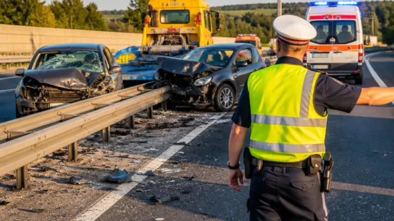 A7-Unfall in Engerwitzdorf: Zwei Verletzte, Alkotest ergibt 1,78 Promille