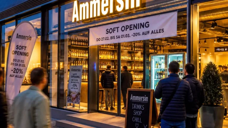 Ammersin eröffnet großen Flagship-Store in Brunn am Gebirge mit 6.000 Getränken