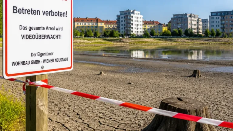Anemonensee bei Wiener Neustadt: Eigentümer empfiehlt Betretungs- und Badeverbot