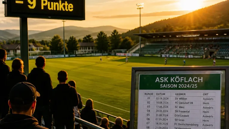 ASK Köflach: Saisonstart, Spielplan und erste Bilanz – was Köflacher Fans erwarten können