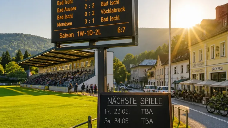Bad Ischl: SV Bad Ischl mit durchwachsenem Saisonstart – Blick auf Spielplan und Zuschauerzahlen