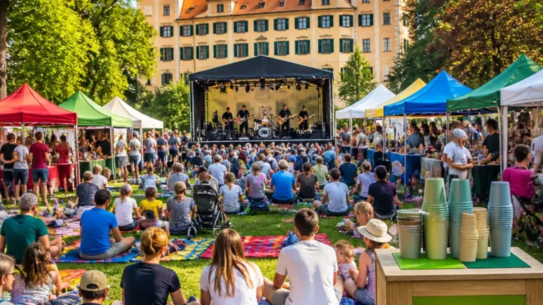 Bad Vöslau feierte Stadtfest 2026: Musik, Vereine und Mehrwegbecher im Schlosspark