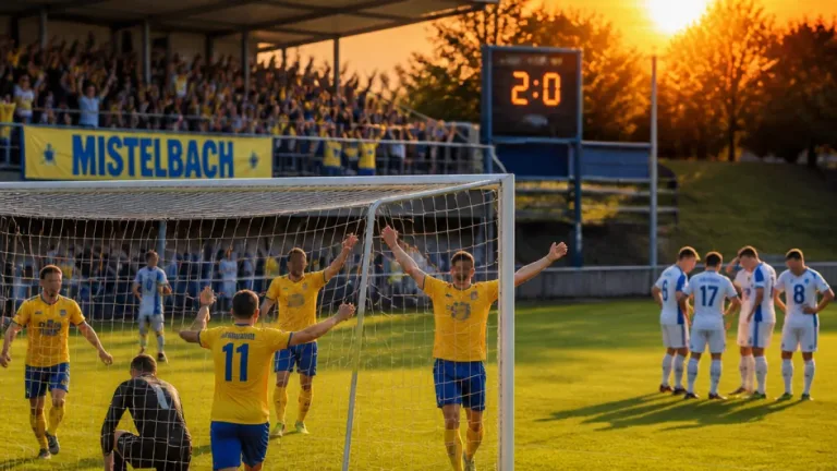 Bad Vöslau unterliegt in Mistelbach – Ebersberger sorgt mit zwei Treffern für 2:0