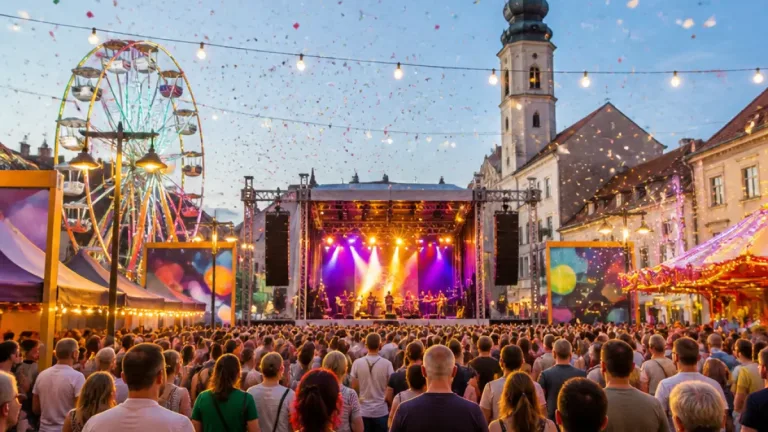 Bezirkshauptstadtfest in Mistelbach: Vier Tage Musik, Kulinarik und freier Eintritt
