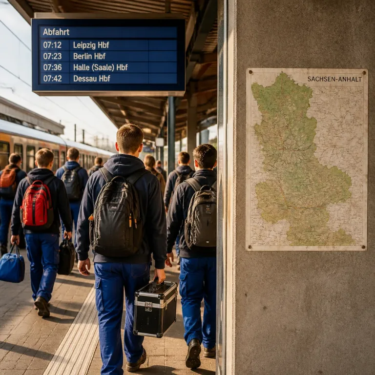 Mehr Auszubildende aus Sachsen‑Anhalt pendeln in andere Bundesländer als umgekehrt