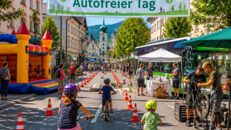 Bischofshofen richtet am 18. September den „Autofreien Tag“ mit Kinderprogramm und Repair-Workshop aus
