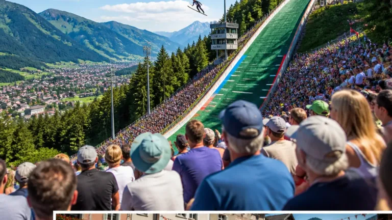 Bischofshofen richtet dreitägigen FIS Sommer Grand Prix aus und zeigt sich als internationales Sportzentrum