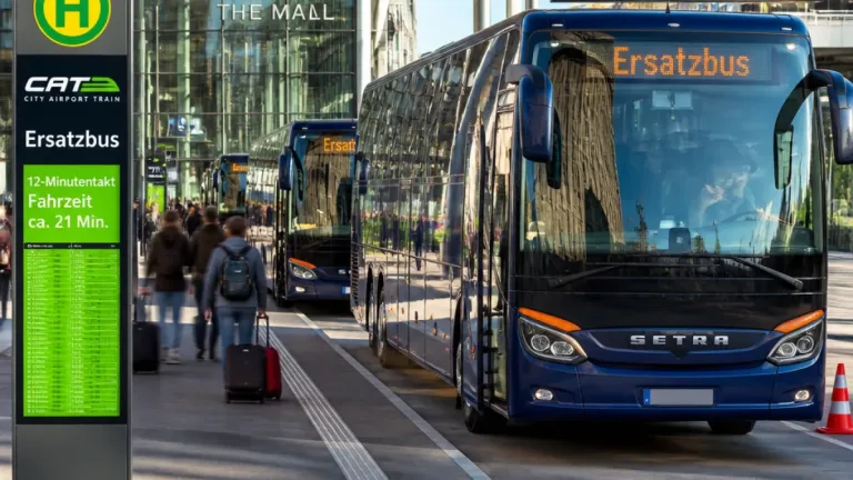 CAT stellt ab 24. August vorzeitig auf Busbetrieb um – bis zu fünf Busse pro Stunde