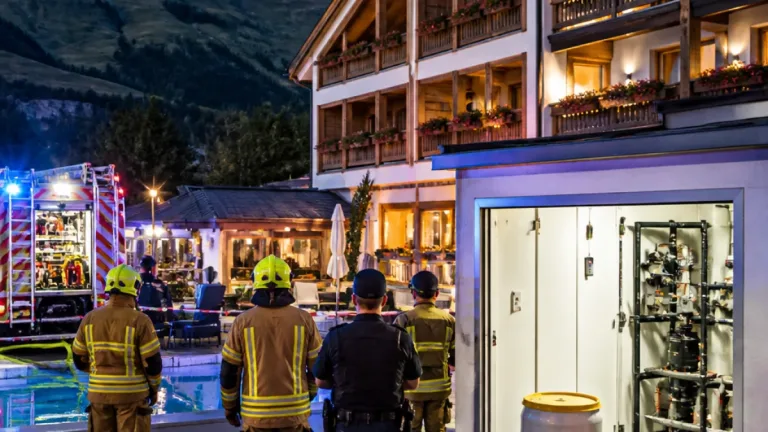 Chlorgasaustritt in Maria Alm: Hotel evakuiert, Einsatzkräfte geben Gebäude nach rund zweieinhalb Stunden frei