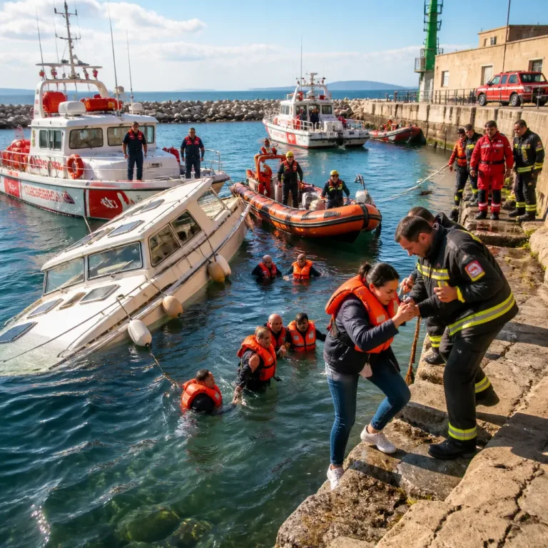 Motorboot sinkt bei Triest: Zehn Österreicher rechtzeitig von Rettungskräften geborgen