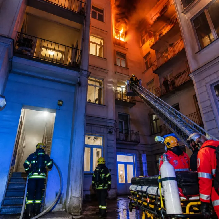 Wohnungsbrand in Wien-Leopoldstadt: neun Personen medizinisch versorgt, Brandursache noch offen