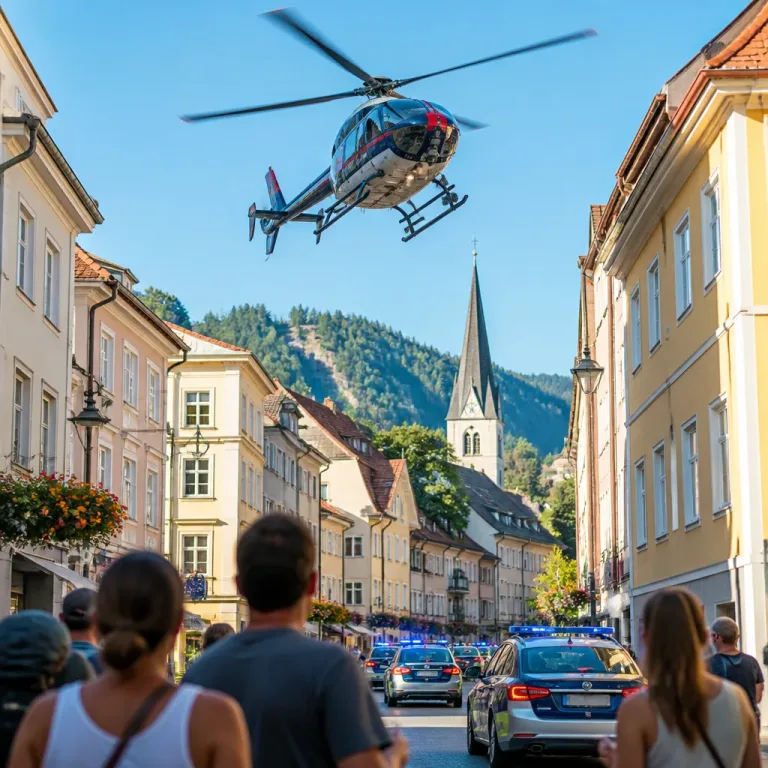 Entwarnung nach Hubschraubereinsatz in Villach: Polizei bestätigt abgebrochenen Einsatz